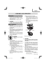 Предварительный просмотр 11 страницы Hitachi G18ST Instruction Manual