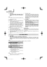 Предварительный просмотр 14 страницы Hitachi G18ST Instruction Manual