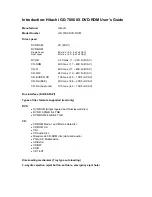 Preview for 2 page of Hitachi GD-7000 User Manual