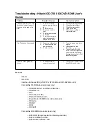 Preview for 7 page of Hitachi GD-7000 User Manual