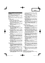 Preview for 3 page of Hitachi GP 13 Handling Instructions Manual