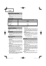 Preview for 4 page of Hitachi GP 13 Handling Instructions Manual