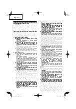 Preview for 6 page of Hitachi GP 13 Handling Instructions Manual