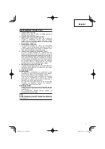 Preview for 9 page of Hitachi GP 13 Handling Instructions Manual