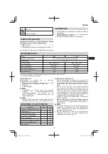 Preview for 59 page of Hitachi GP 3V Handling Instructions Manual