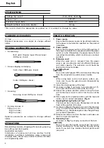 Preview for 8 page of Hitachi H 25PV Handling Instructions Manual