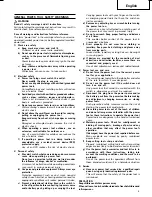 Предварительный просмотр 5 страницы Hitachi H 41SA Handling Instructions Manual