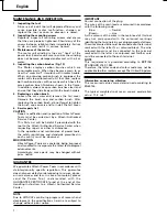 Preview for 8 page of Hitachi H 41SA Handling Instructions Manual