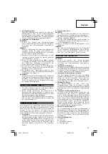 Предварительный просмотр 11 страницы Hitachi H 41SC Handling Instructions Manual