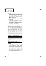 Preview for 12 page of Hitachi H 41SC Handling Instructions Manual
