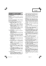 Предварительный просмотр 13 страницы Hitachi H 41SC Handling Instructions Manual