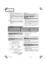 Preview for 14 page of Hitachi H 41SC Handling Instructions Manual