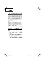 Предварительный просмотр 32 страницы Hitachi H 41SC Handling Instructions Manual