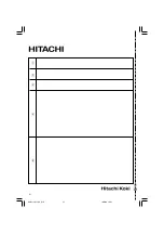 Предварительный просмотр 42 страницы Hitachi H 41SC Handling Instructions Manual