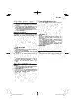 Предварительный просмотр 5 страницы Hitachi H 41SD Handling Instructions Manual