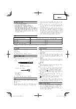 Preview for 11 page of Hitachi H 41SD Handling Instructions Manual