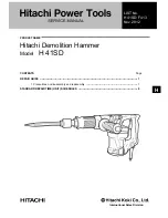 Hitachi H 41SD Service Manual preview