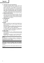 Preview for 8 page of Hitachi H 45M R Handling Instructions Manual
