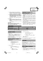 Preview for 17 page of Hitachi H 55SA Handling Instructions Manual