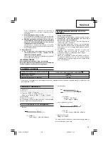 Preview for 21 page of Hitachi H 55SA Handling Instructions Manual