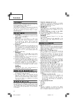 Preview for 22 page of Hitachi H 55SA Handling Instructions Manual