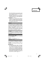 Preview for 23 page of Hitachi H 55SA Handling Instructions Manual