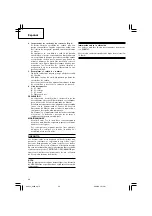 Предварительный просмотр 27 страницы Hitachi H 60KA Handling Instructions Manual