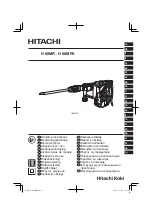 Hitachi H 60MRV Handling Instructions Manual предпросмотр