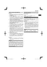 Предварительный просмотр 9 страницы Hitachi H 60MRV Handling Instructions Manual