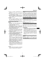 Предварительный просмотр 49 страницы Hitachi H 60MRV Handling Instructions Manual