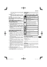 Предварительный просмотр 67 страницы Hitachi H 60MRV Handling Instructions Manual