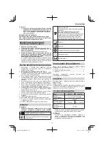 Предварительный просмотр 75 страницы Hitachi H 60MRV Handling Instructions Manual