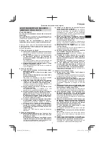 Предварительный просмотр 9 страницы Hitachi H 65SB2 Handling Instructions Manual