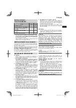 Предварительный просмотр 11 страницы Hitachi H 65SB2 Handling Instructions Manual