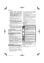 Предварительный просмотр 16 страницы Hitachi H 65SB2 Handling Instructions Manual