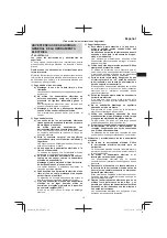 Предварительный просмотр 19 страницы Hitachi H 65SB2 Handling Instructions Manual