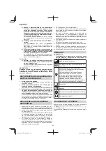 Предварительный просмотр 20 страницы Hitachi H 65SB2 Handling Instructions Manual