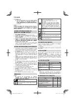 Предварительный просмотр 24 страницы Hitachi H 65SB2 Handling Instructions Manual