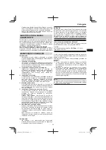 Предварительный просмотр 25 страницы Hitachi H 65SB2 Handling Instructions Manual