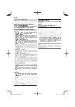 Предварительный просмотр 34 страницы Hitachi H 65SB2 Handling Instructions Manual