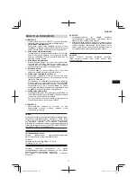 Предварительный просмотр 37 страницы Hitachi H 65SB2 Handling Instructions Manual