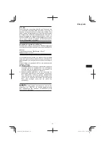 Предварительный просмотр 41 страницы Hitachi H 65SB2 Handling Instructions Manual