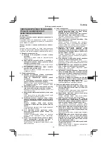 Предварительный просмотр 49 страницы Hitachi H 65SB2 Handling Instructions Manual