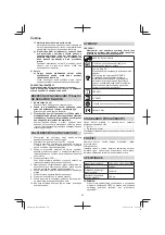 Предварительный просмотр 50 страницы Hitachi H 65SB2 Handling Instructions Manual