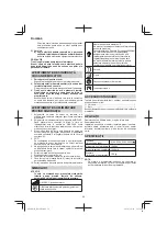 Предварительный просмотр 56 страницы Hitachi H 65SB2 Handling Instructions Manual