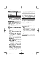 Предварительный просмотр 60 страницы Hitachi H 65SB2 Handling Instructions Manual