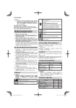 Предварительный просмотр 62 страницы Hitachi H 65SB2 Handling Instructions Manual