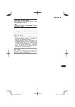 Предварительный просмотр 67 страницы Hitachi H 65SB2 Handling Instructions Manual