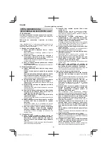 Предварительный просмотр 68 страницы Hitachi H 65SB2 Handling Instructions Manual