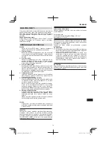 Предварительный просмотр 73 страницы Hitachi H 65SB2 Handling Instructions Manual